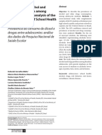 Prevalência Do Consumo de Álcool e Drogas Entre Adolescentes: Análise Dos Dados Da Pesquisa Nacional de Saúde Escolar