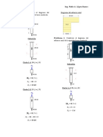 Diagrama del esfuerzo axial