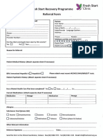 Fresh Start Doctor Referral Form 2022 PDF