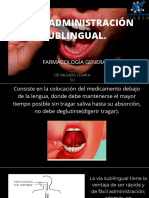 Vía de Administración Sublingual CID SALGADO CESAR A. 5U PDF