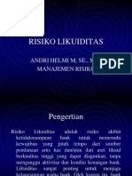 Pertemuan 14 Risiko Likuiditas PDF