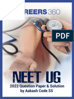 NEET UG 2022 Question Paper Solutions by Aakash Code S5 PDF