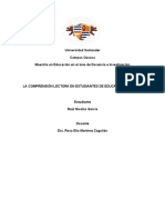 La Comprension Lectora en Estudiantes de Educación Primaria.