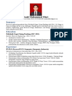 CV Andi Muhammad Fikri