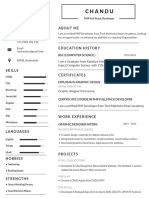Chandu Resume (PHP)