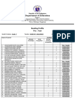 Reading Profile PRETEST FINAL