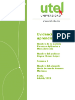 Evidencia de Aprendizaje Semana 1 PDF