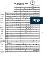 Under Donner Und Blitz, Score PDF