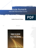 Metode Numerik Minggu Ke-6