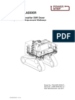 Complete Manual for Caterpillar D9R Dozer Folding Ladder