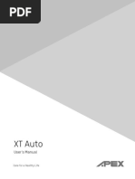 XT Auto: User's Manual