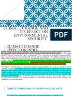 Climate Change Impacts on National Security