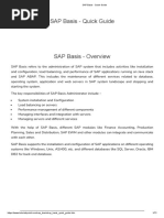 SAP Basis - Quick Guide PDF