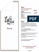 Tiramisu Recipe PDF