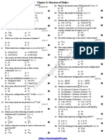 SSC Ev MCQ Question Ans. Structure of Matter