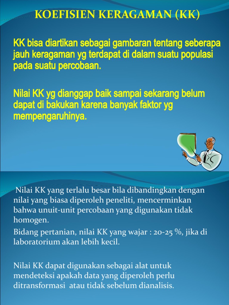 Memahami Koefisien Keragaman (KK) | PDF