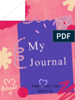 Journal: Nelly Gean C. Osit Beed-3A