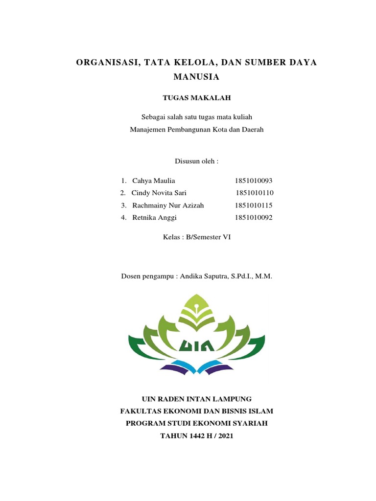 Tata Kelola Pemerintahan Daerah | PDF