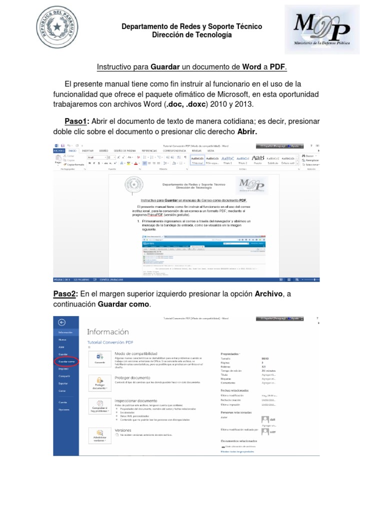 CONVERTIR DOCUMENT WORD EN PDF intelligence overview