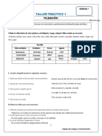 Taller N°1 - Atildamiento y Puntuación PDF