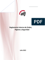 Reglamento Orden Higiene y Seguridad PDF
