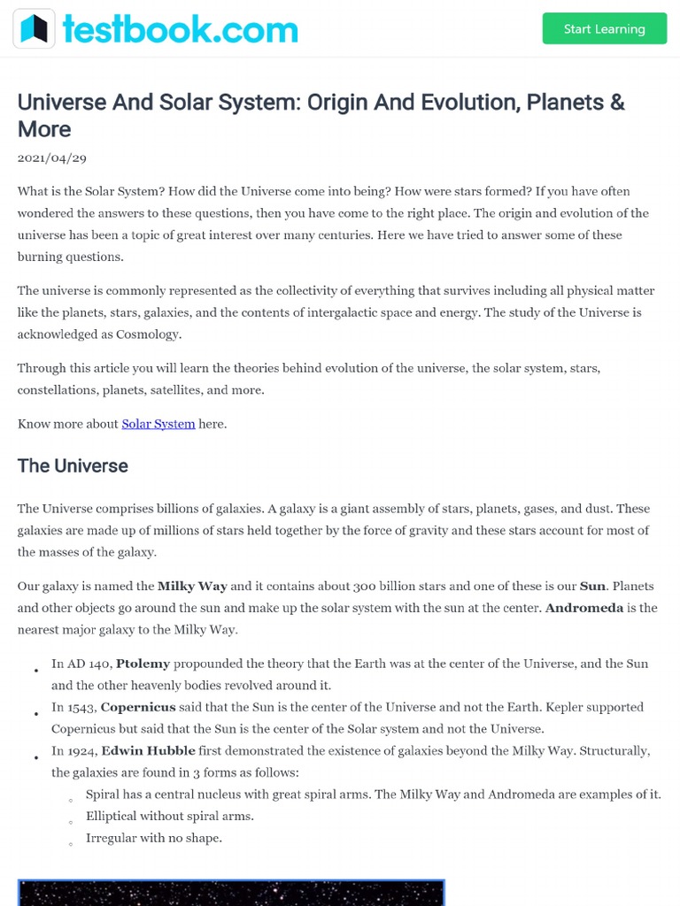 Geography Origin and Evolution of Solar System and Universe D8d86de6