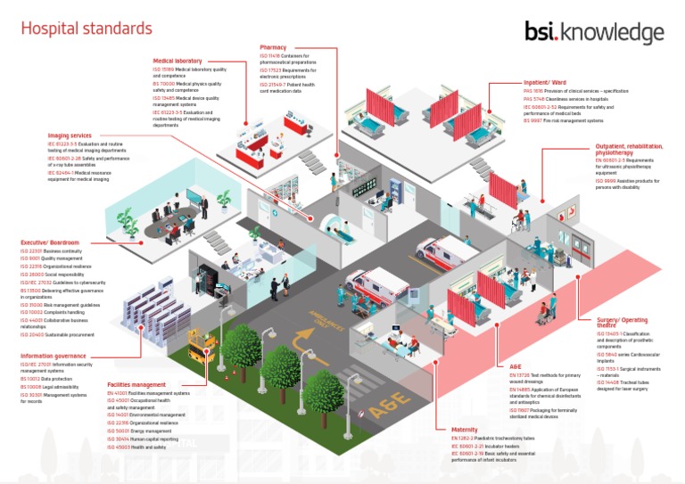 Hospital Standards and ISO Compliance | PDF