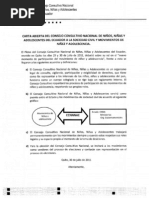 Código de la Niñez y Adolescencia del Ecuador