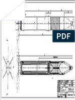 S8-KOM Rocket assembly technical drawing