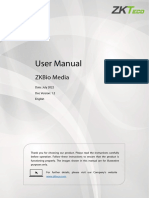 ZKBio Media User Manual
