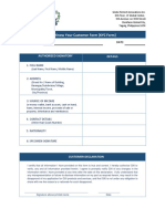KYC FORM (Corporate Secretary) PDF