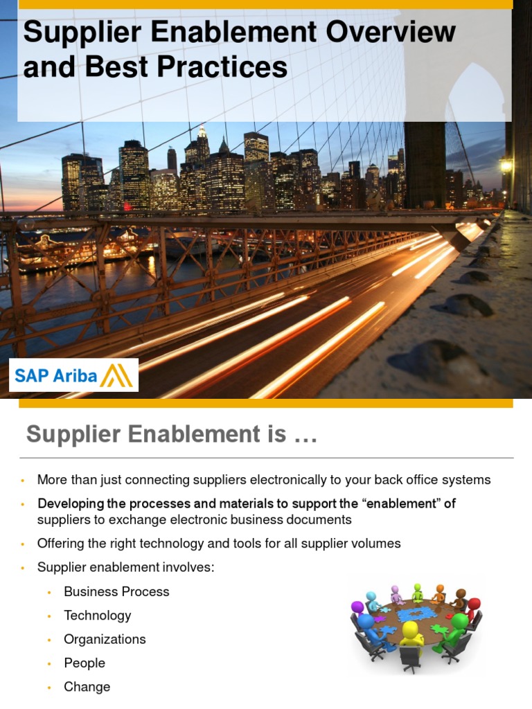 Supplier Enablement PDF PDF
