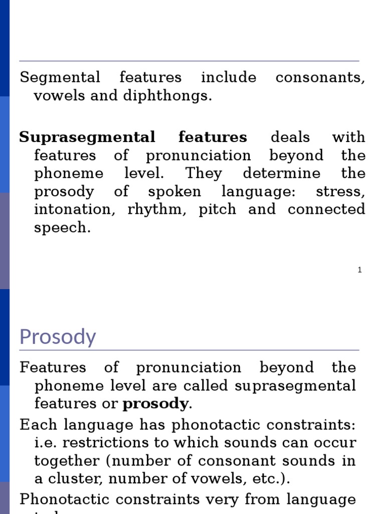 Understanding Prosody and Connected Speech | PDF