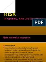Risks in General and Life Insurance