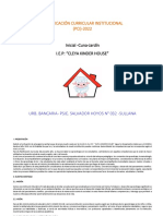 Plan Curricular Institucional Cleya Kinder 2022 PDF