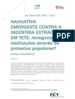 Narrativa Emergente Contra Indústrai Extractiva em Tete - WP150