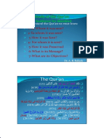 A Study of The Quran