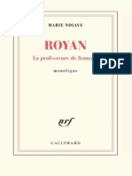 EBOOK Marie NDiaye Royan La Professeure de Francais PDF