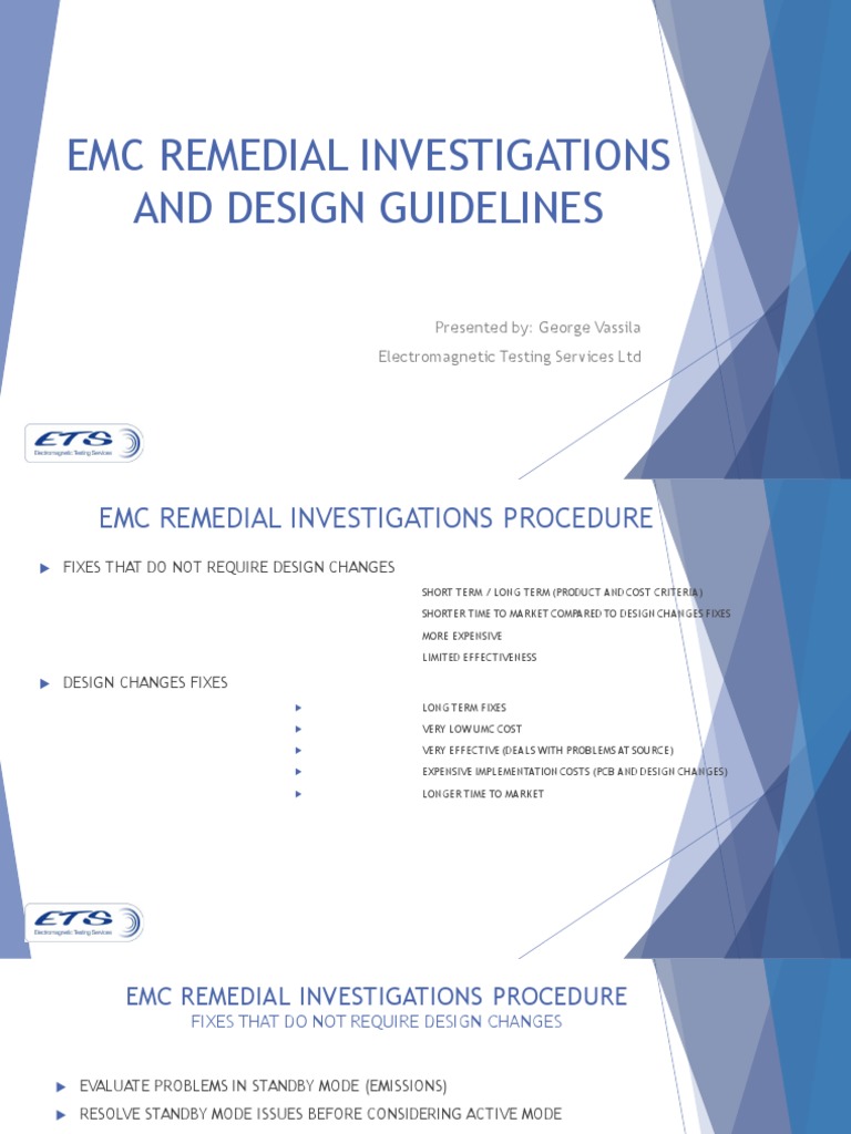 EMC Design and Remedial Guidelines | PDF