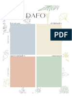 DAFO A4 Orgánico Pastel - Plantillas de Canva PDF