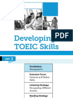 Developing TOEIC Skills Unit 3