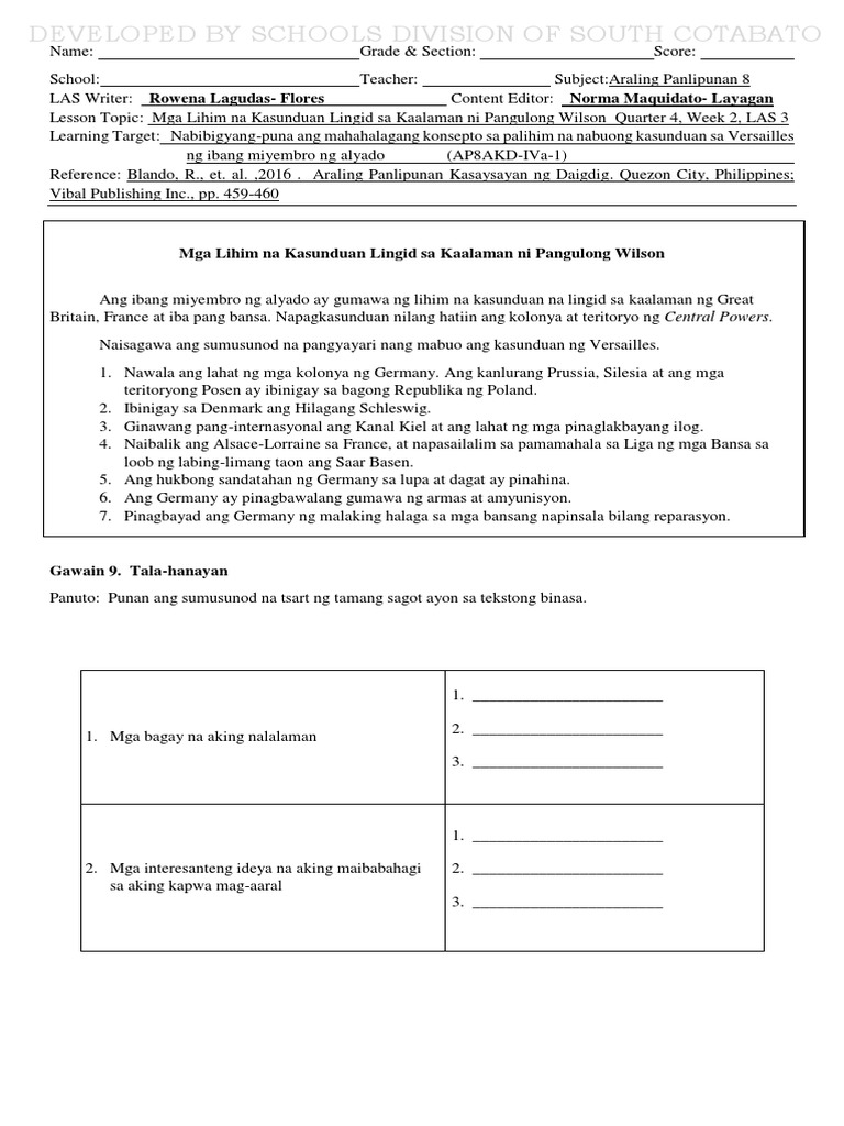 ARPAN 8 LASQuarter 4 Week2Las3 PDF PDF