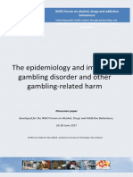The Epidemiology and Impact of Gambling Disorder and Other Gambling Relate Harm