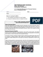 Model Answers For Transport RGI Practice EXP Students