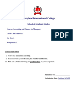Assignment 1 Accounting and Finance For Managers PDF