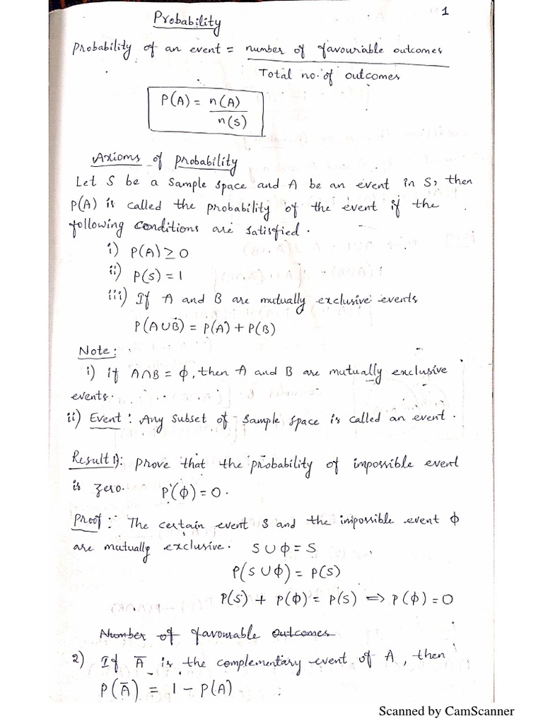 P S Unit1 And Unit2 3 Pdf Pdf