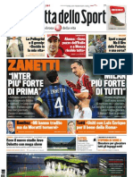 La Gazzetta Dello Sport 08 09 11