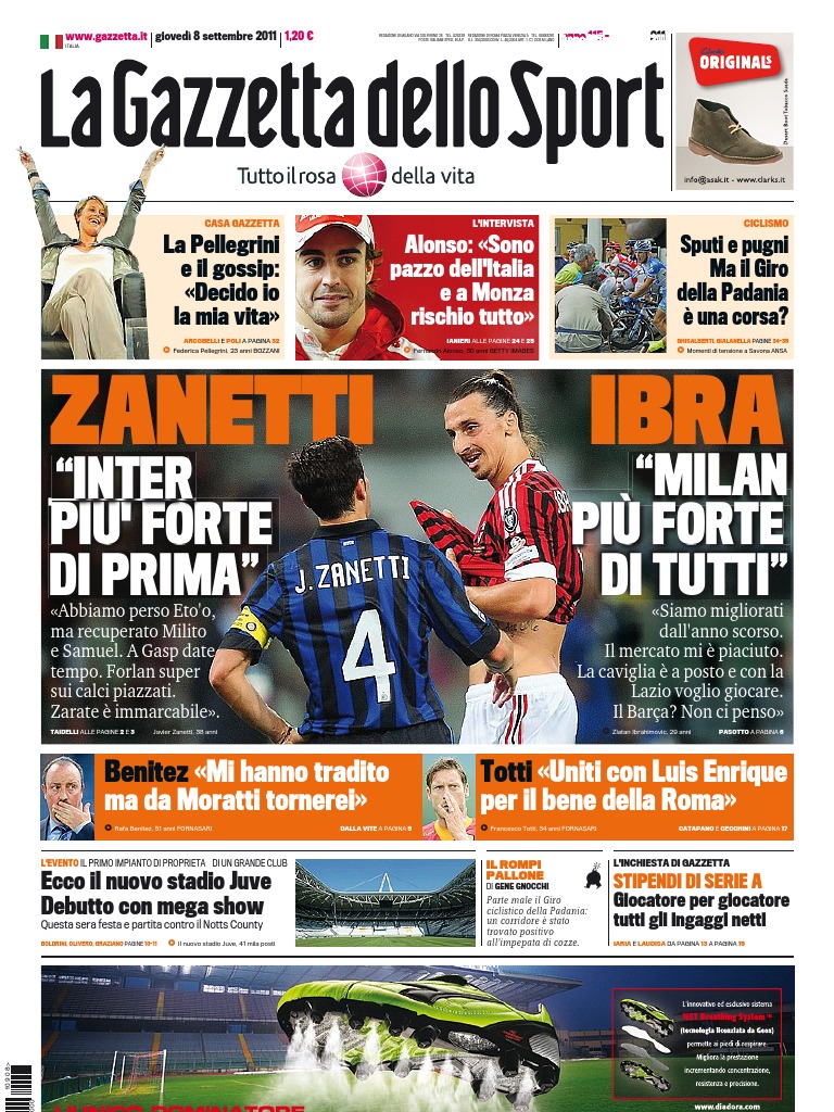 La Gazzetta Dello Sport N°274 – 20 Novembre 1995 – Del Piero & Buffon (GS11)