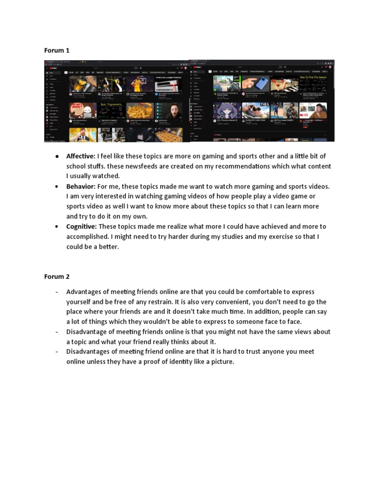 Forum 1 | PDF