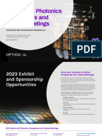 2023 Optica Congress Topical Prospectus PDF